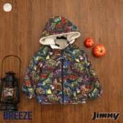 ブリーズ ＢＲＥＥＺＥ Jimny ジムニーコラボ　ステッカー風総柄リバーシブルアウター J501914