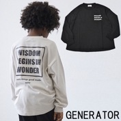 ジェネレーター GENERATOR WISDOM ロングTシャツ 925402|ジェネレーター