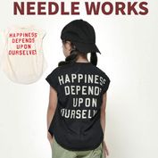 ニードルワークス NEEDLE WORKS T/C天竺袖変形Tシャツ 2125305