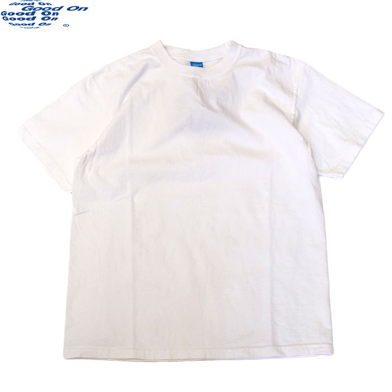 グッドオン GOODON ショートスリーブクルーTシャツ ホワイト 701