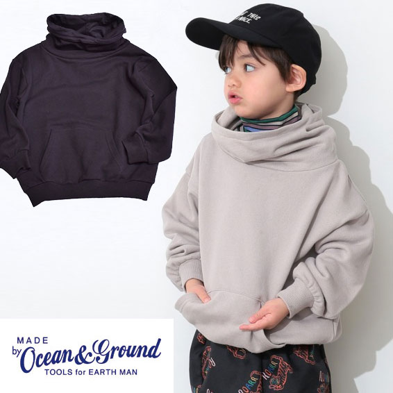 オーシャンアンドグラウンド Ocean&Ground ボトルネックボリュームスウェット 4526200