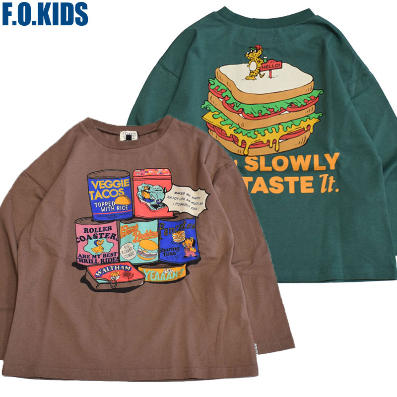 エフオーキッズ FOKIDS グラフィックバリエーション長袖Tシャツ 406155