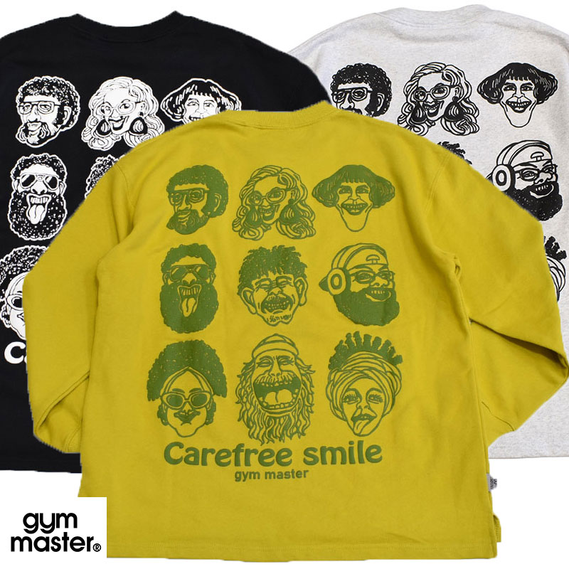 ジムマスター GYMMASTER 10.3oz carefree smile スウェットビッグTEE 621780