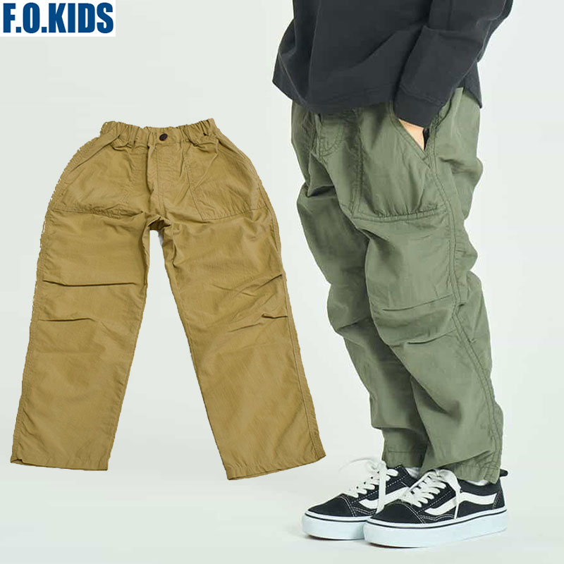 エフオーキッズ FOKIDS ベイカーパンツ ナイロン 10分丈 421105