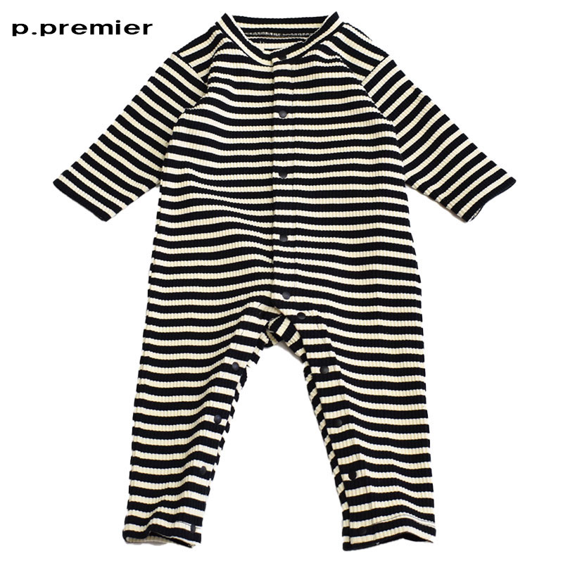 ピードットプルミエ p.premier ストレッチリブカバーオール 432015