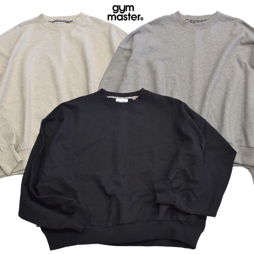 ジムマスター GYMMASTER レディース ブロックインレーボリュームスリーブクルーネック 433750
