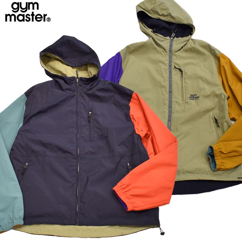 ジムマスター GYMMASTER リバーシブルナイロンフードジャケット クレイジー87 G918635
