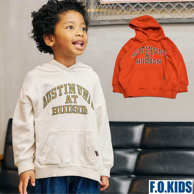 エフオーキッズ FOKIDS カレッジロゴパーカー 412015