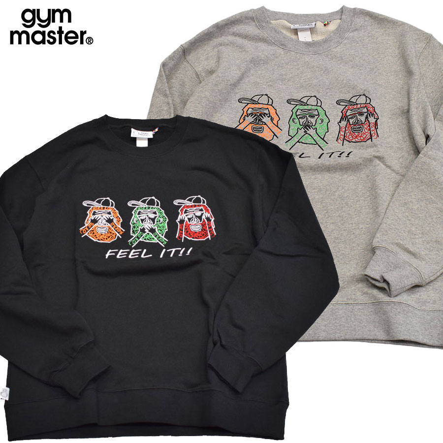 ジムマスター GYMMASTER 10.3oz FEEL IT! 刺繍スウェットシャツ 621786