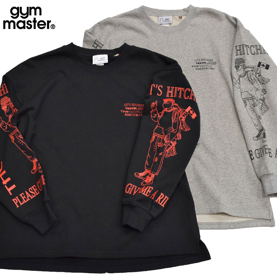 ジムマスター GYMMASTER 10.3oz HITCH HIKE スウェットビッグTEE 621781