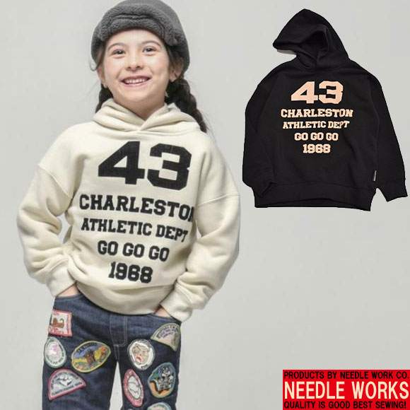 ニードルワークス NEEDLEWORKS TC裏起毛43パーカー 2225211