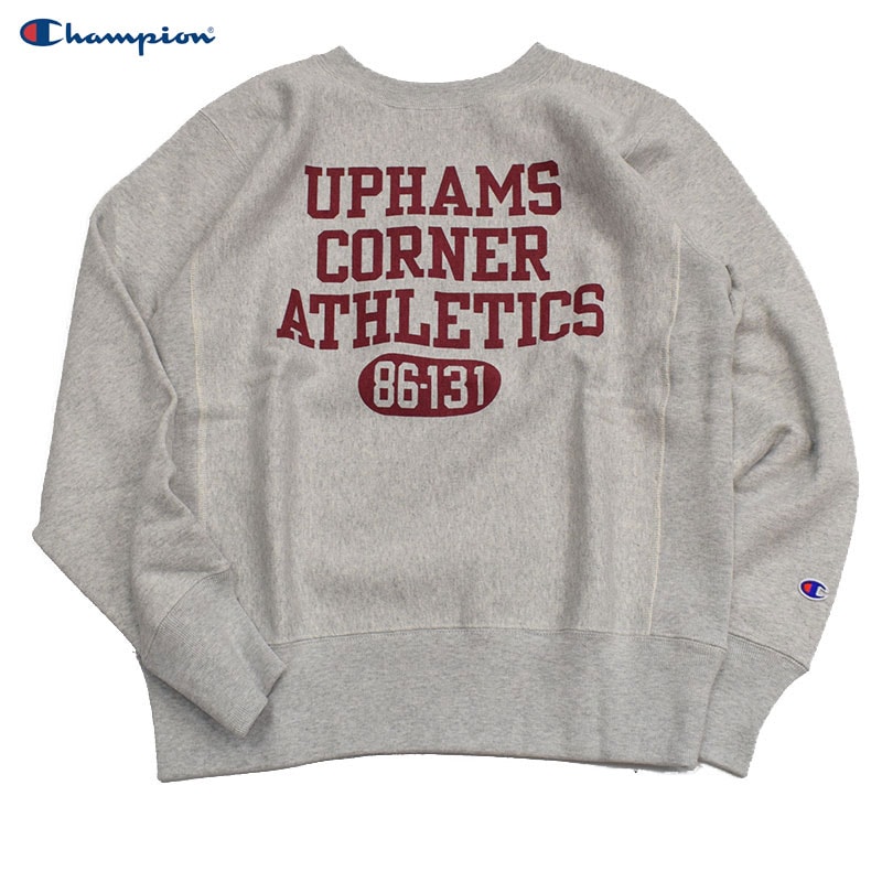 チャンピオン CHAMPION リバースウィーブ クルーネックスウェットシャツ C3-C022 シルバーグレー