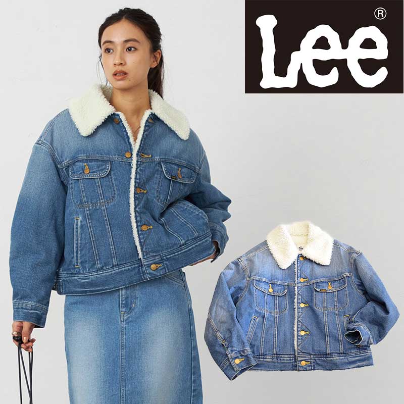 Lee リー レディース ボアストームライダー アウター コクーンシルエット LL8022