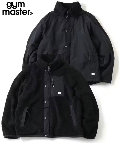GYMMASTER ジムマスター リバーシブルマウンテンパーカー ブラック 933609