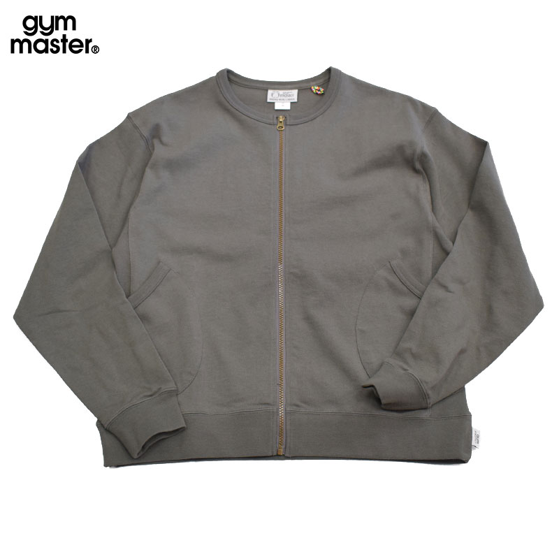 ジムマスター GYMMASTER 10.4oz プレミアムヘビーウェイトジップカーデ チャコール G418771