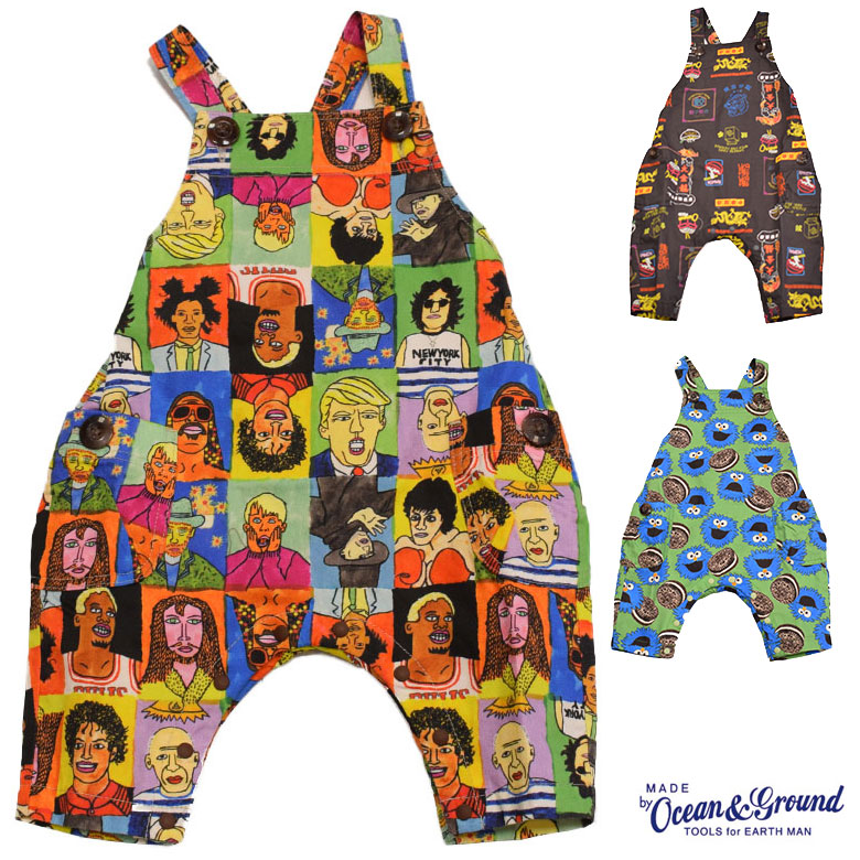 オーシャンアンドグラウンド サンフランシスコシティー ベビーサロペット 4617703