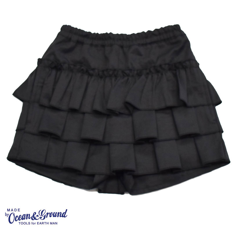 オーシャンアンドグラウンド フリルショートパンツ 4617203
