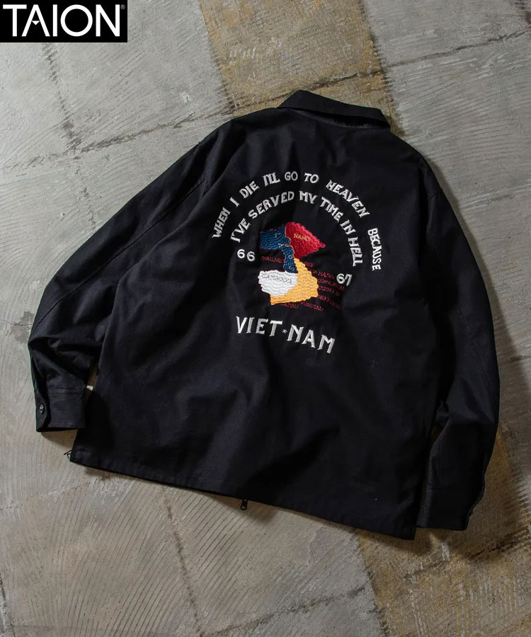 タイオン TAION ノンダウン ジャパンスペシャル リバーシブル ベトジャン TAION-NDBS03JS