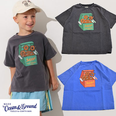 オーシャンアンドグラウンド ヴィンテージフェードTシャツ ドーナツ 4616110