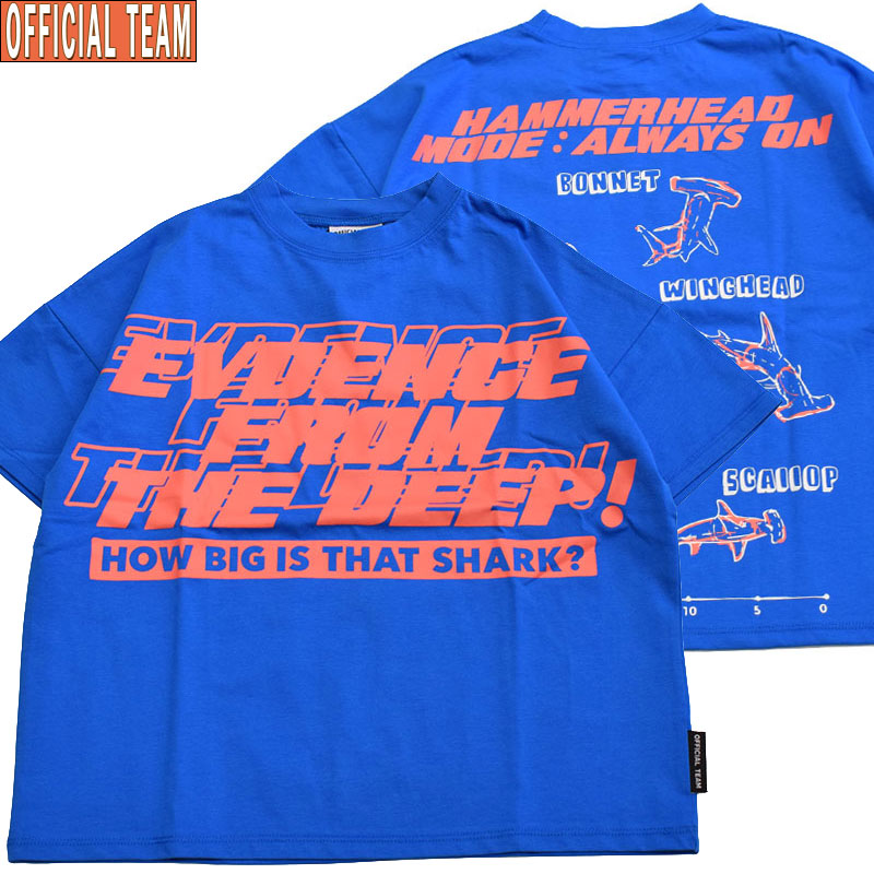 オフィシャルチーム クールタッチ サメロゴTシャツ 1126203