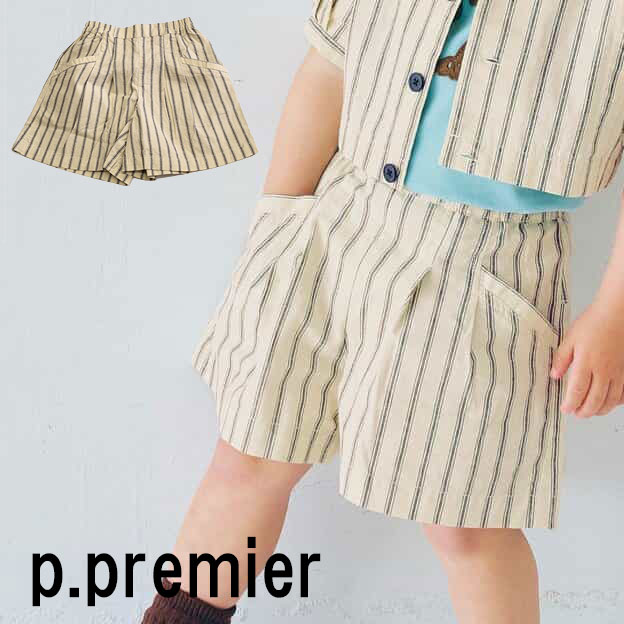 ピードットプルミエ P.premier タックキュロットハーフパンツ 223066