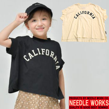 ニードルワークス NEEDLE WORKS アメカジロゴカットソートップス 2点 NEEDLE WORK｜オシャレで快適な子供服通販｜親子で楽しむオンライン