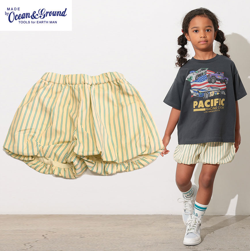 オーシャンアンドグラウンド バルーンショートパンツ 4617214