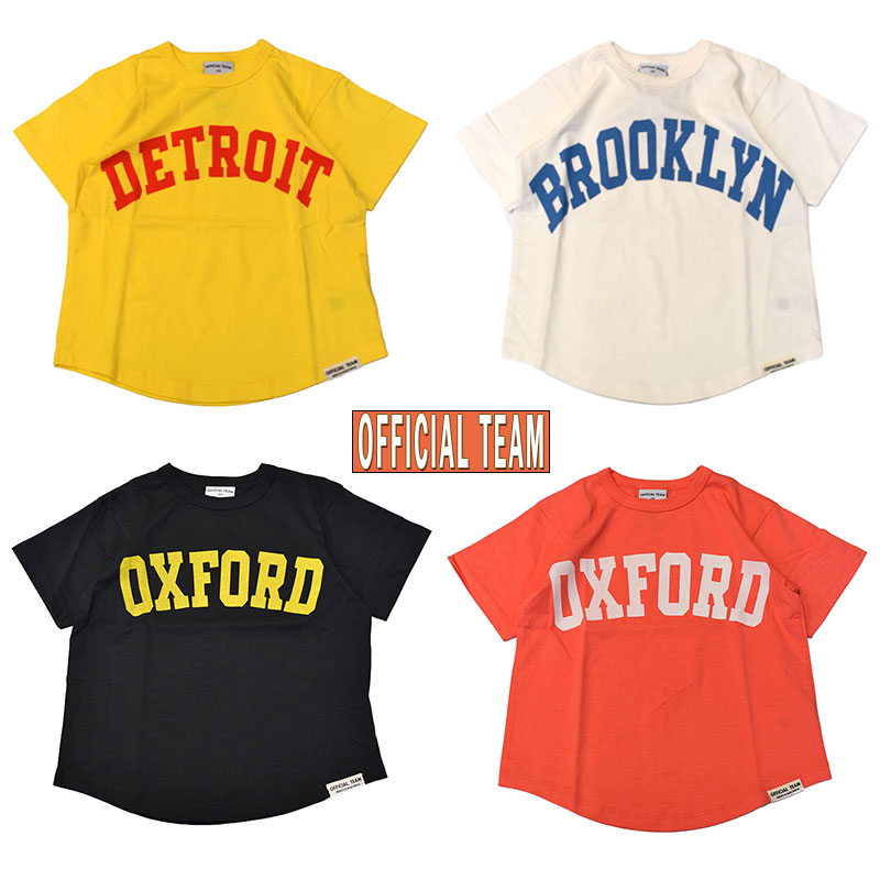 オフィシャルチーム OFFICIAL TEAM カレッジロゴTシャツ 1126201