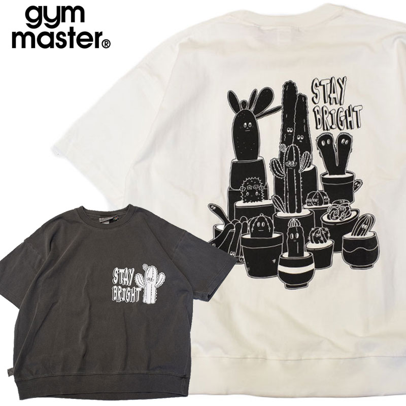 GYMMASTER ジムマスター 6.2oz ピグメントサボテンビッグTシャツ 733782
