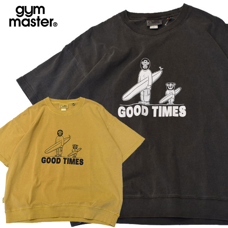 GYMMASTER ジムマスター 6.2oz ピグメントGOOD TIMES ビッグTシャツ 733784