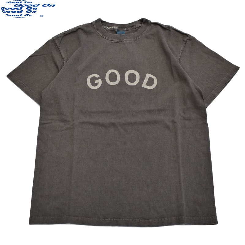 グッドオン GOODON ハンドステンシル ロゴプリント Tシャツ KOUHEI TERRAI Pブラック 2608