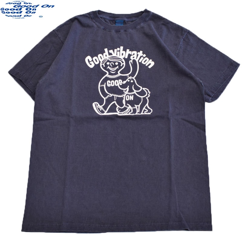 グッドオン GOODON GOOD VIBRATION Tシャツ Pネイビー 1336