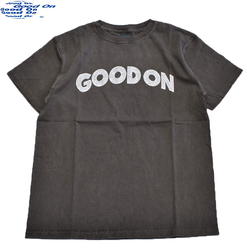 グッドオン GOODON アーチロゴショートスリーブ Tシャツ Pブラック 1171
