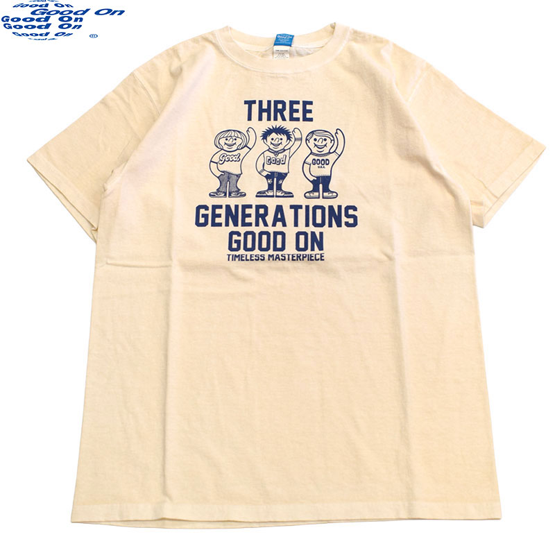 グッドオン GOODON 3ジェネレーション 半袖Tシャツ 1241 NAT
