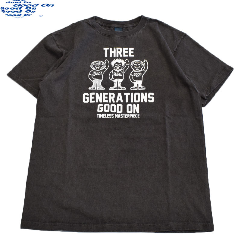 グッドオン GOODON 3ジェネレーション 半袖Tシャツ 1241 PBK