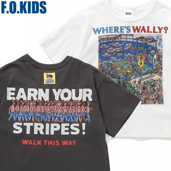 エフオーキッズ FOKIDS ウォーリーをさがせ！ アートTシャツ 半袖Tシャツ 307896