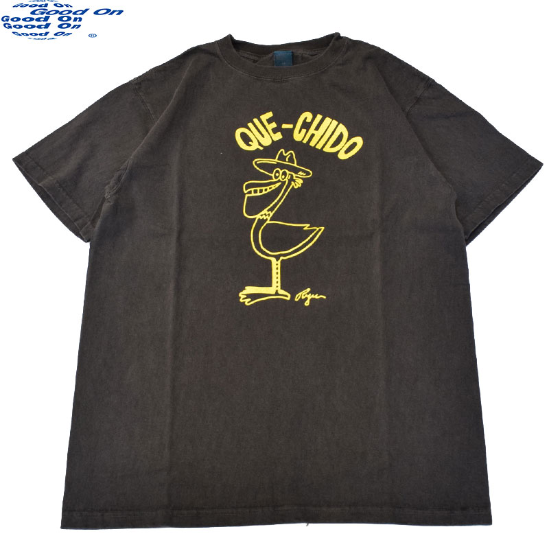 グッドオン GOODON バードショートスリーブ Tシャツ Pブラック 1319