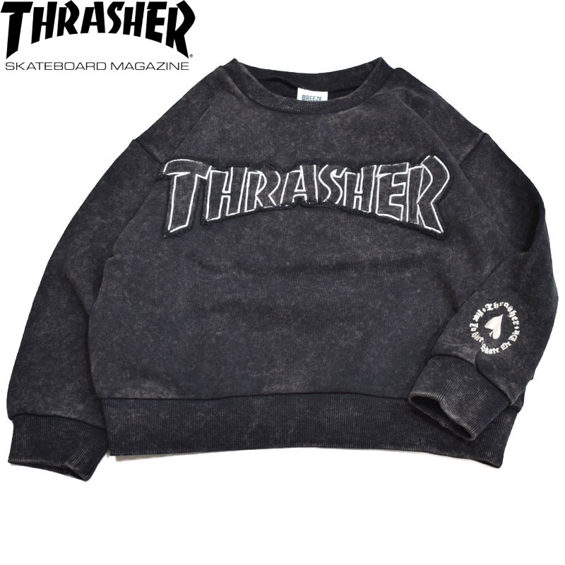 ブリーズ BREEZE THRASHER ロゴアップリケトレーナー 411426