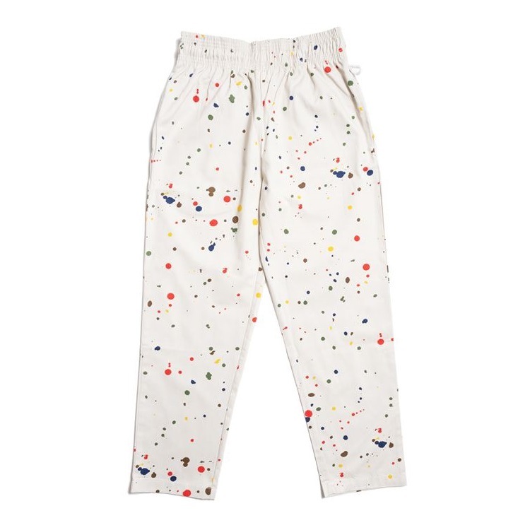 クックマン COOKMAN シェフパンツ ソーススプラッシュ ベージュ