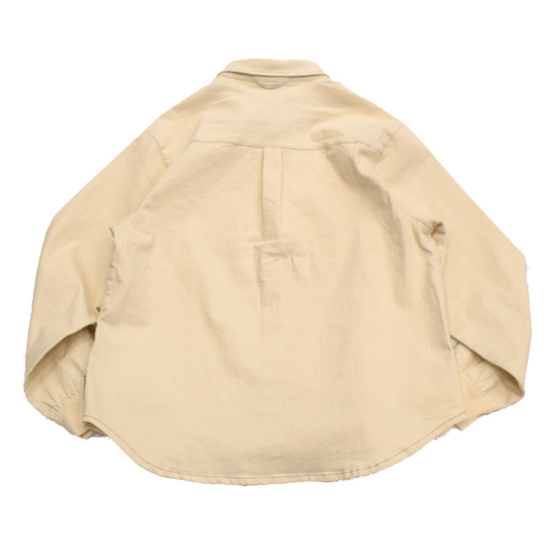 ジムマスター GYMMASTER 10ozストレッチデニム カツラギシャツジャケット ナチュラル G221718