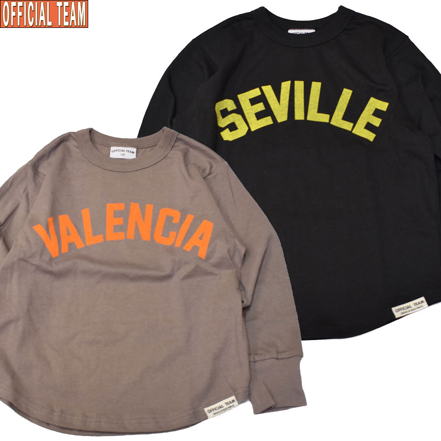 オフィシャルチーム OFFICIAL TEAM シティロゴラウンド ロングTシャツ 1225101