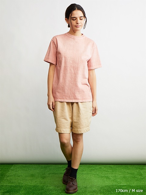グッドオン GOODON ショートスリーブヘビークルーTシャツ ブラウン 2109