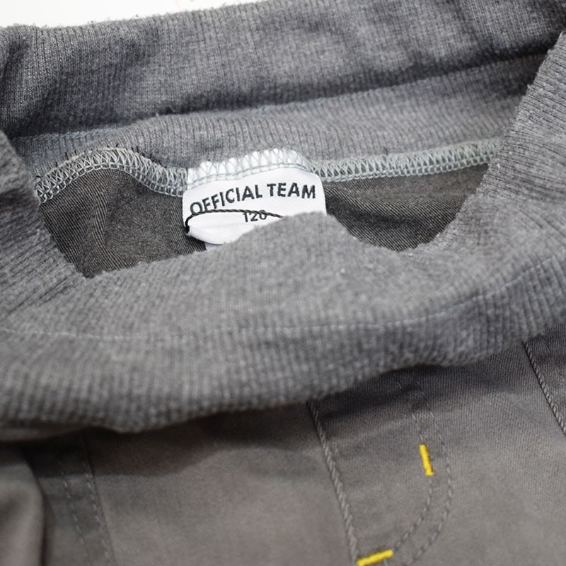 オフィシャルチーム OFFICIAL TEAM ブラックデニムジョガーパンツ 1225232