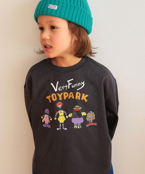オーシャンアンドグラウンド SPRING DOLL プリントロングTシャツ 4626001