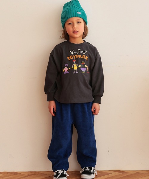 オーシャンアンドグラウンド SPRING DOLL プリントロングTシャツ 4626001