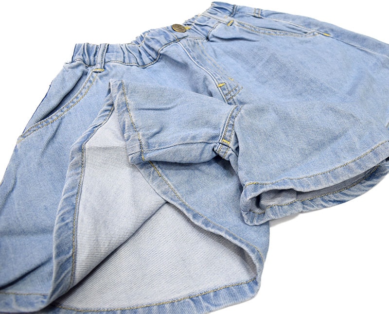 オーシャンアンドグラウンド デニムフレアキュロット 4417203