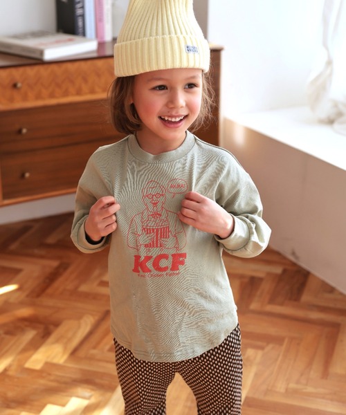 オーシャンアンドグラウンド Rocker&FatherプリントTシャツ 4626002