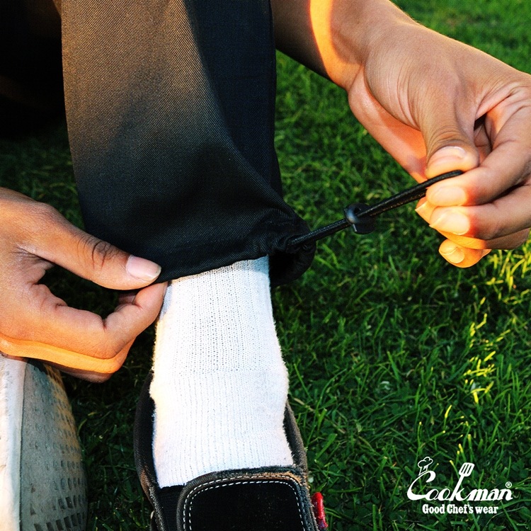 クックマン COOKMAN シェフパンツ ソーセージスタイルオーバークックパンツ ブラック 41870