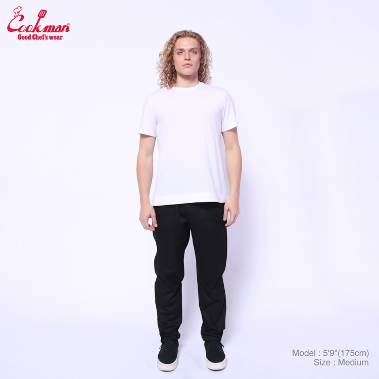 クックマン COOKMAN シェフパンツ ソーセージスタイルオーバークックパンツ ブラック 41870