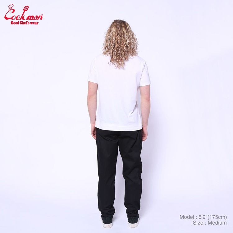 クックマン COOKMAN シェフパンツ ソーセージスタイルオーバークックパンツ ブラック 41870